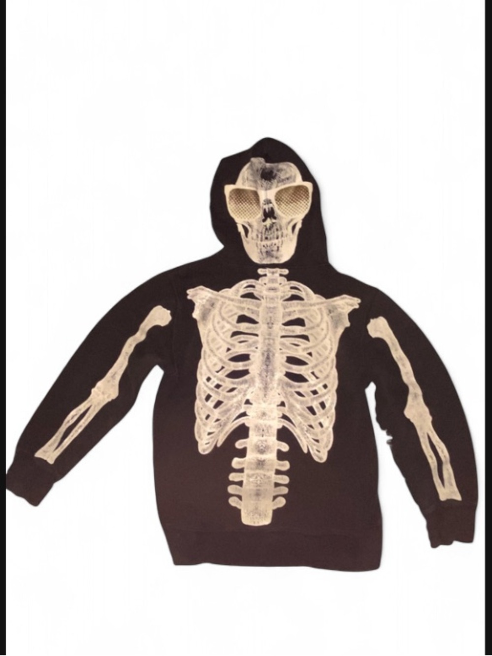 Old Navy Black Skeleton Hoodie for Kids